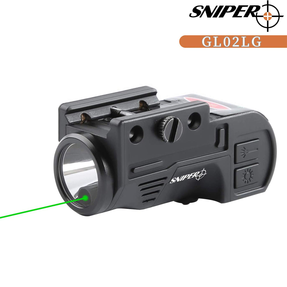 GL02 Green Laser Sight & Flashlight Combo Magnetic Charging Internal with Rechargeable Battery