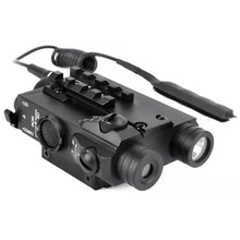 Load image into Gallery viewer, Sniper FL2000 TACTICAL Green Dot SIGHT + 200LM LED LIGHT COMBO with Pressure Cord Switch and Quick Release Mount
