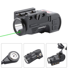 Load image into Gallery viewer, GL02 Green Laser Sight &amp; Flashlight Combo Magnetic Charging Internal with Rechargeable Battery
